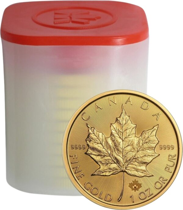 10 x 1 Unze Gold Maple Leaf 2017